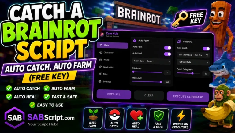 catch a brainrot scripts roblox keyless